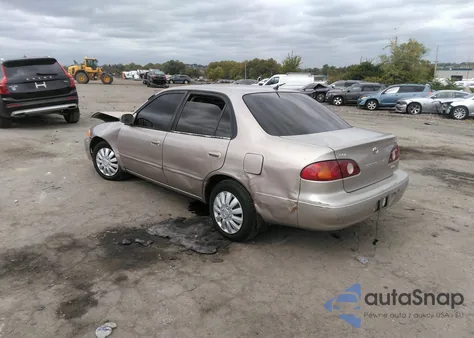 2001 Toyota Corolla Le from USA, damaged, VIN 2T1BR12EX1C439680